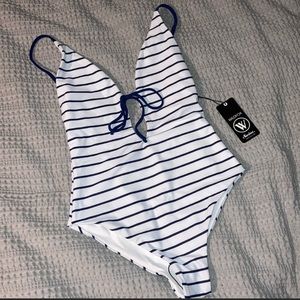 NWT ~Wildfox~ Sailor Stripe Swimsuit (Small)